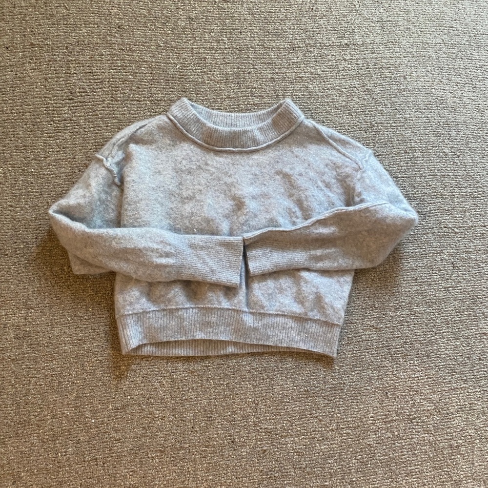 Free people cashmere crop sweater